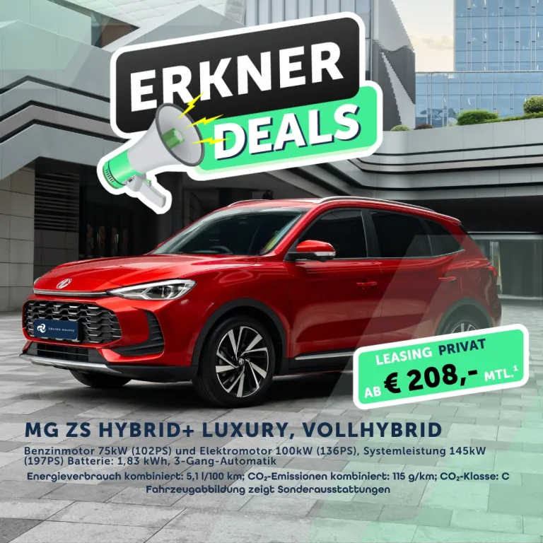 MG ZS Hybrid+ Luxury Privat Leasing