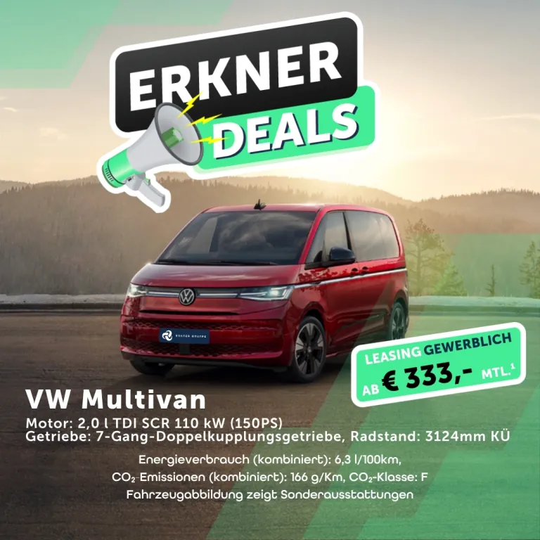 VW Multivan Leasing Gewerblich