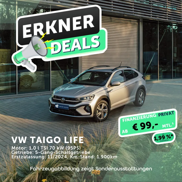 <p>	VW Taigo Life Gebrauchtwagen</p>