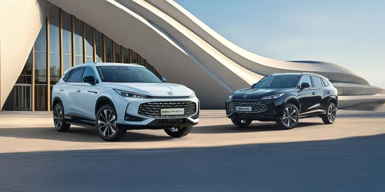 MG Fahrzeuge vor Architektur